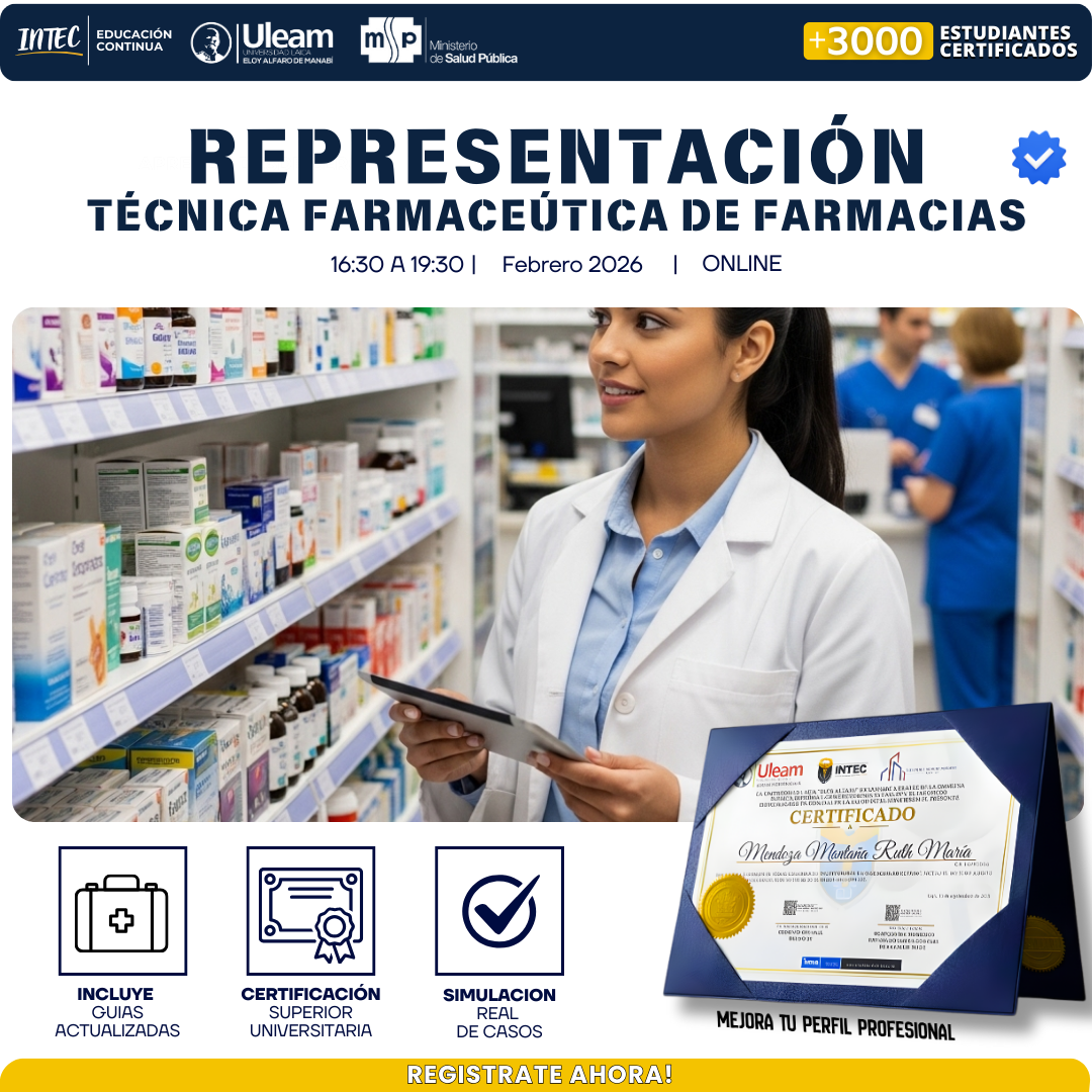 Representacion de Farmacias Comunitarias y Hospitalarias