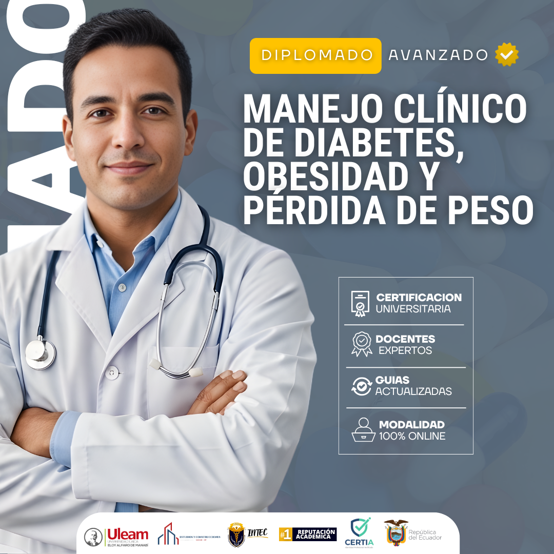 Diplomado Avanzado Manejo Clinico de diabetes, obesidad y perdida de peso