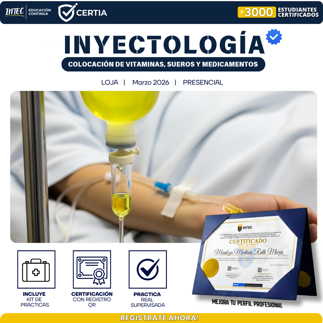 Inyectologia y colocacion de sueros