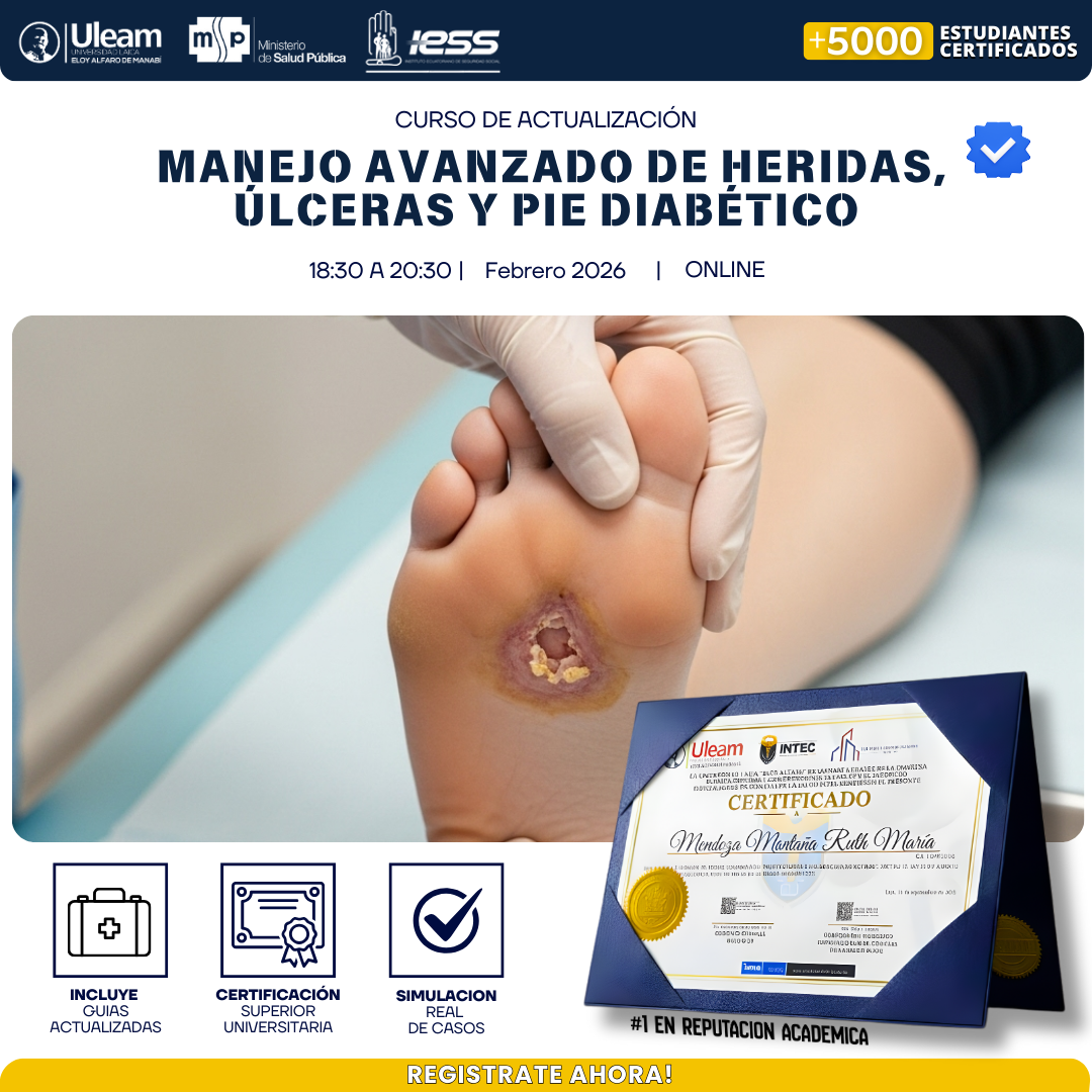 Manejo Avanzado de Heridas, Ulceras y Pie diabetico